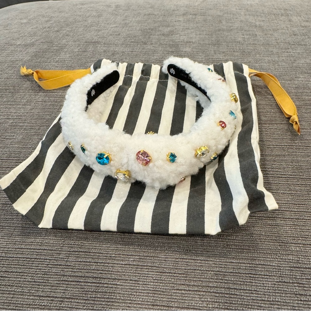 Lele Sadoughi kids sugar cookie headband NWT
